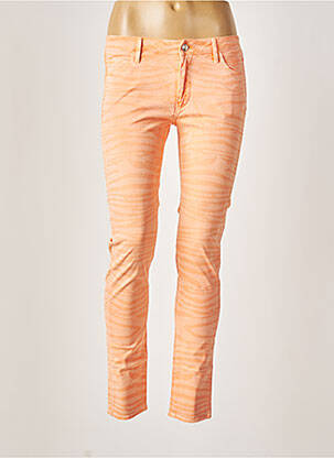 Pantalon slim orange REIKO pour femme