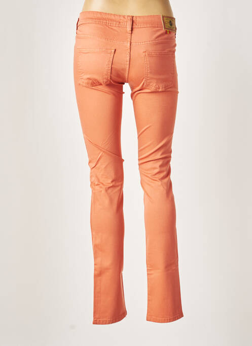 Pantalon slim taille basse taille basse orange CIMARRON femme