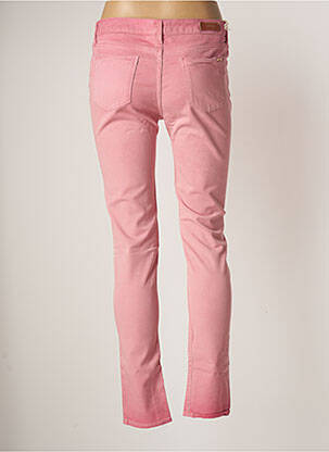 Pantalon slim taille basse taille basse rose REIKO femme