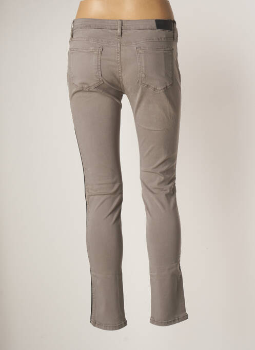 Pantalon slim gris REIKO pour femme
