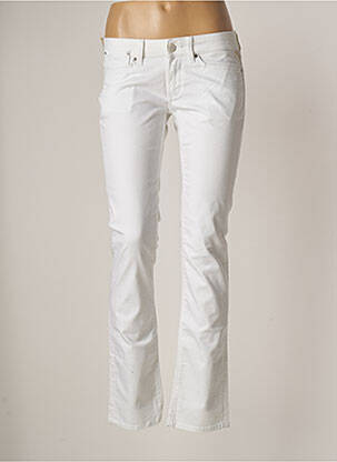 Jeans coupe droite blanc REPLAY pour femme