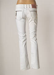 Jeans coupe droite blanc REPLAY pour femme seconde vue