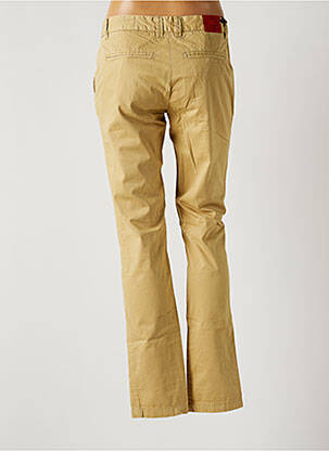 Pantalon chino tissage popeline taille normale beige REPLAY femme