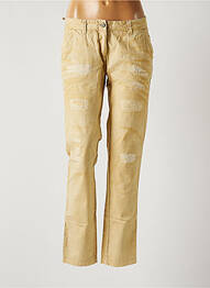 Pantalon chino taille basse taille basse beige REPLAY femme