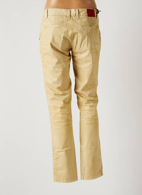Pantalon chino taille basse taille basse beige REPLAY femme