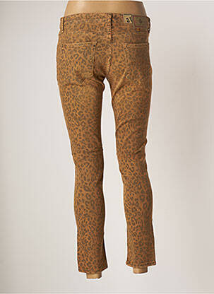 Jeans skinny stretch taille basse marron CIMARRON femme
