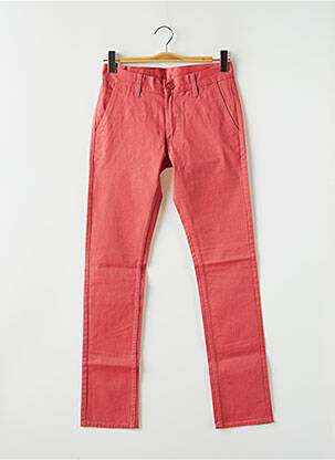 Pantalon chino stretch taille normale rouge CHEAP MONDAY homme