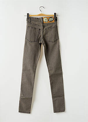 Jeans coupe slim slim taille haute gris CHEAP MONDAY femme