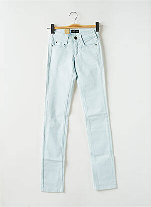 Pantalon slim taille basse taille basse bleu CIMARRON femme