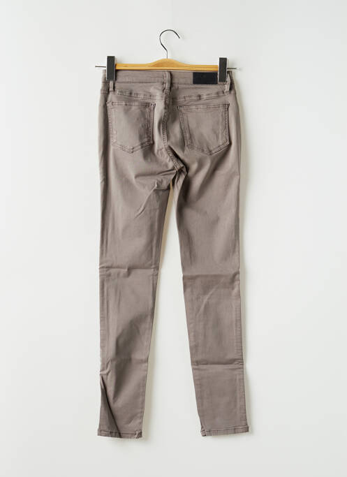 Pantalon slim gris REIKO pour femme