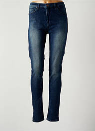Jeans coupe slim broderie rivets taille normale bleu LTB femme