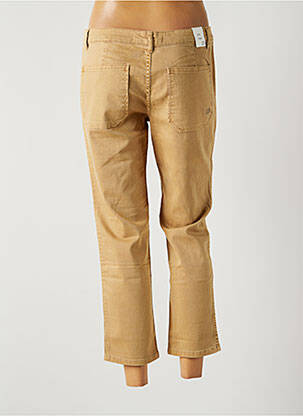 Pantacourt coupe droite taille basse beige LABDIP femme