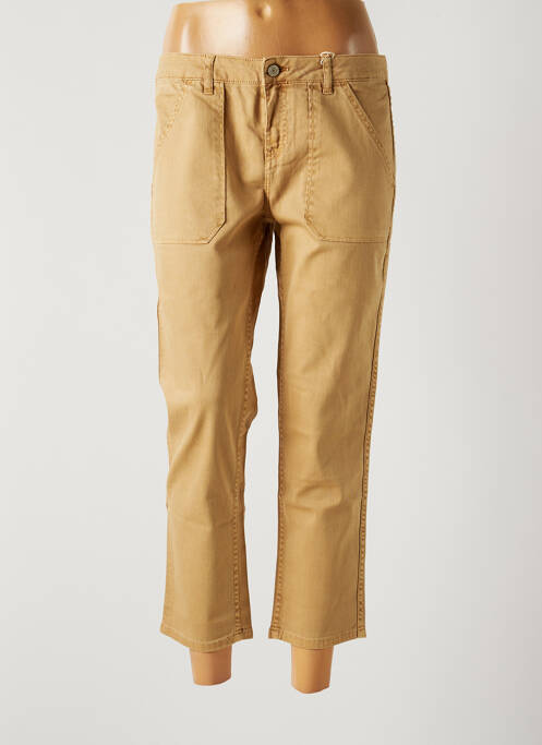 Pantacourt beige LABDIP pour femme