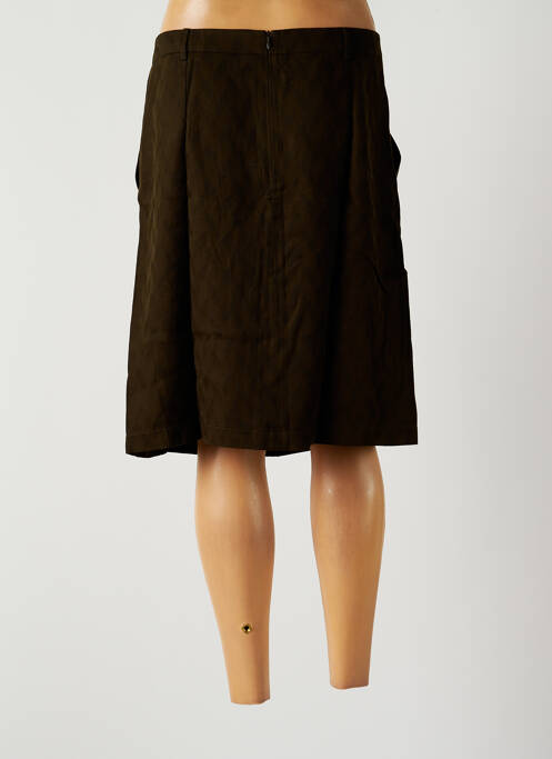 Jupe mi-longue vert DEUX TWO pour femme