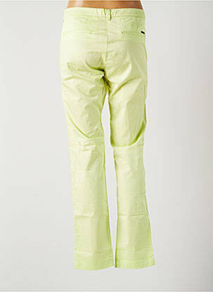 Pantalon chino taille basse taille basse vert MAISON SCOTCH femme