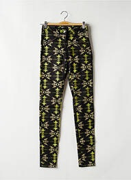 Pantalon slim skinny taille haute noir MAISON SCOTCH femme