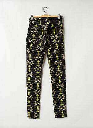 Pantalon slim taille haute taille haute noir MAISON SCOTCH femme