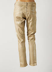 Pantalon droit beige LE TEMPS DES CERISES pour femme seconde vue