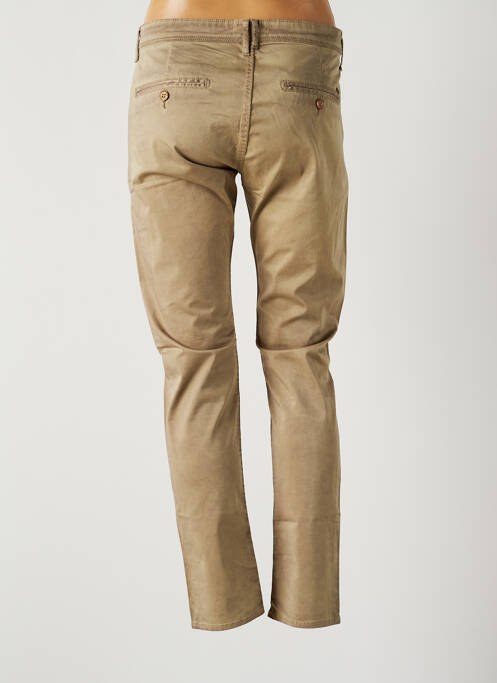 Pantalon chino marron LE TEMPS DES CERISES pour femme