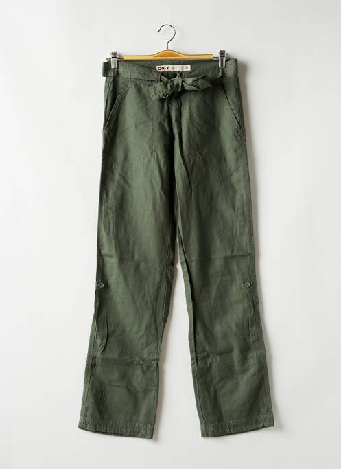 Pantalon large vert ONLY pour femme