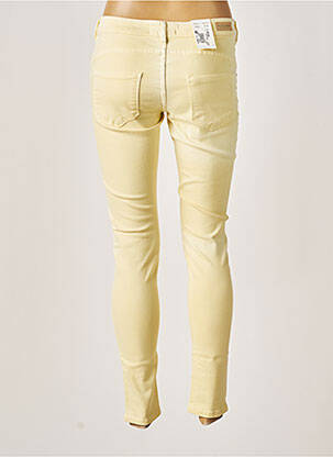Jeans skinny stretch taille basse jaune MAISON SCOTCH femme