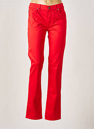 Pantalon slim stretch taille normale rouge CHEAP MONDAY femme