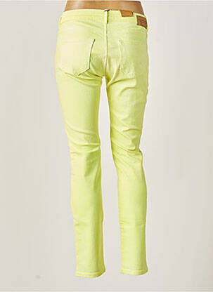 Jeans skinny stretch taille basse jaune MAISON SCOTCH femme