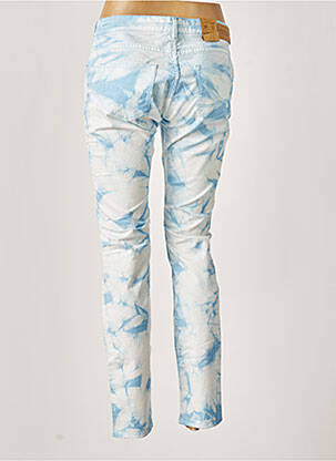Pantalon slim taille basse taille basse bleu MAISON SCOTCH femme