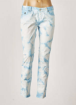 Pantalon slim bleu MAISON SCOTCH pour femme