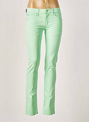 Pantalon slim taille basse taille basse vert CHEAP MONDAY femme