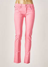 Pantalon slim taille basse taille basse rose CHEAP MONDAY femme