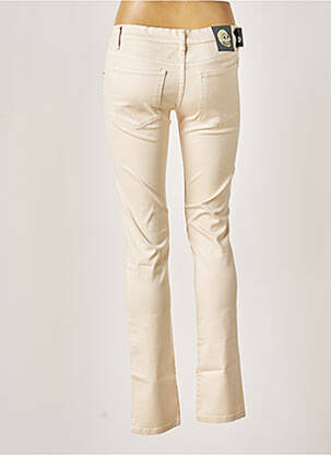 Pantalon slim taille basse taille basse beige CHEAP MONDAY femme