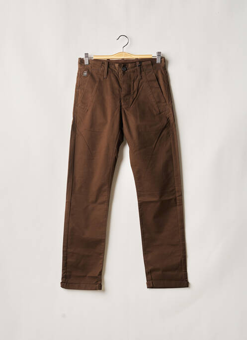 Pantalon chino marron G STAR pour homme