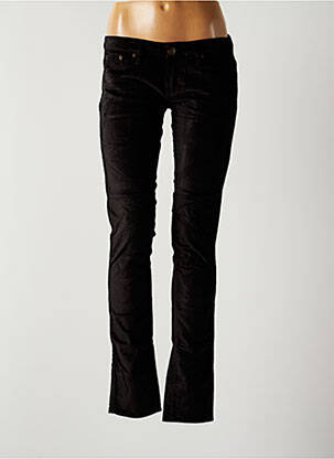 Jeans coupe slim slim taille basse noir RWD femme
