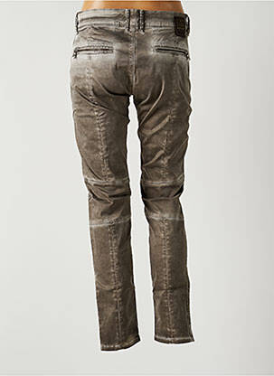 Pantalon 7/8 stretch taille basse gris FIVE PM femme