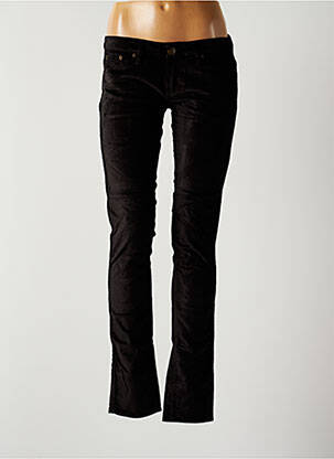 Jeans coupe slim noir RWD pour femme