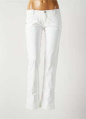 Pantalon slim blanc NATIONAL LIBERTY pour femme