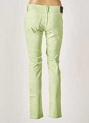 Pantalon slim taille basse taille basse vert FIVE PM femme