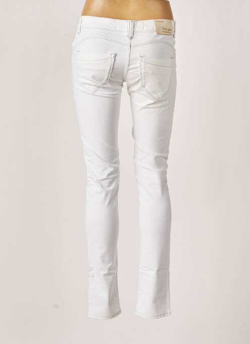 Pantalon slim blanc FIVE PM pour femme