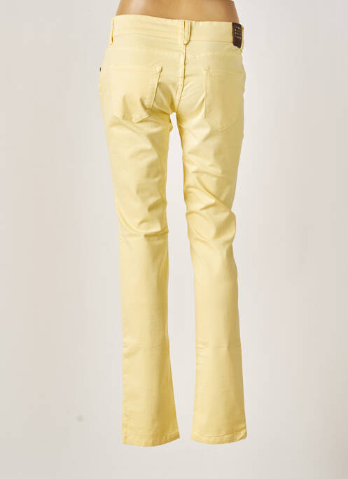 Pantalon slim jaune FIVE PM pour femme