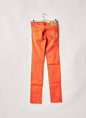 Pantalon slim stretch taille normale orange CIMARRON femme