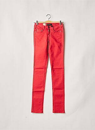 Pantalon slim stretch taille normale rouge CIMARRON femme