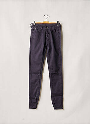 Pantalon slim stretch taille normale bleu LE TEMPS DES CERISES femme