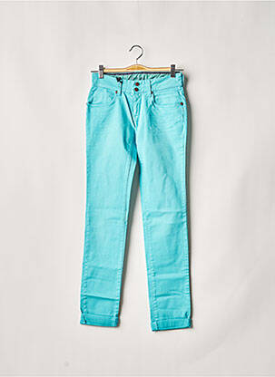 Pantalon slim stretch taille normale bleu FIVE PM femme
