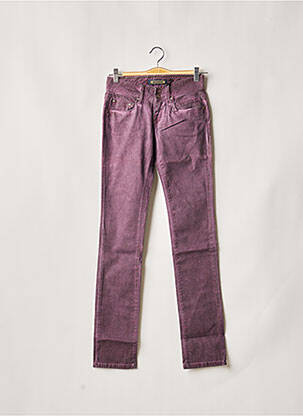 Jeans coupe droite violet FIVE PM pour femme
