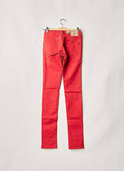 Pantalon slim rouge CIMARRON pour femme seconde vue