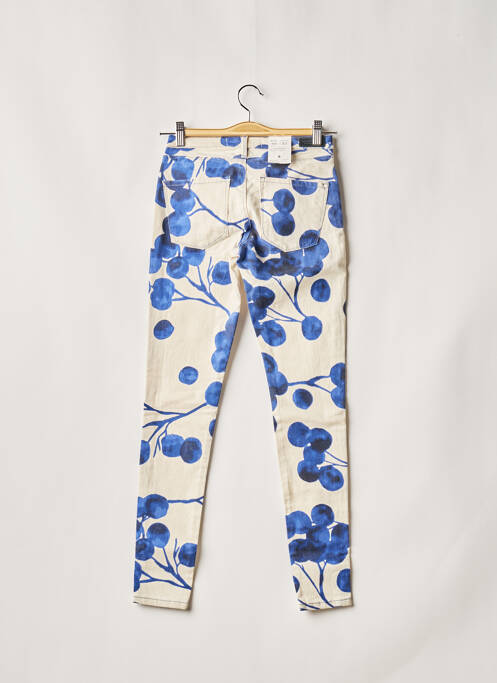 Jeans coupe slim beige MAISON SCOTCH pour femme