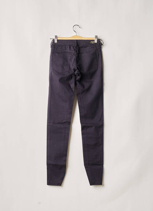 Pantalon slim bleu LE TEMPS DES CERISES pour femme