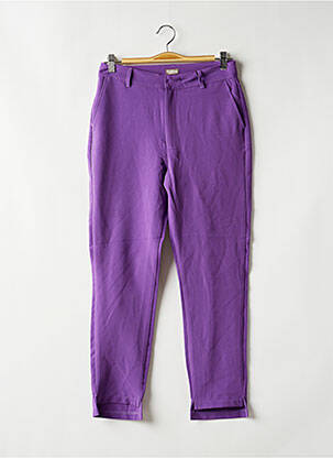 Pantalon slim violet COLCCI pour femme