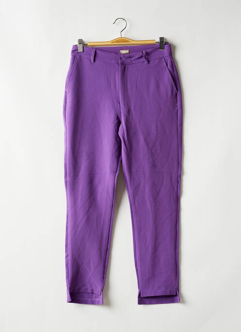 Pantalon slim violet COLCCI pour femme